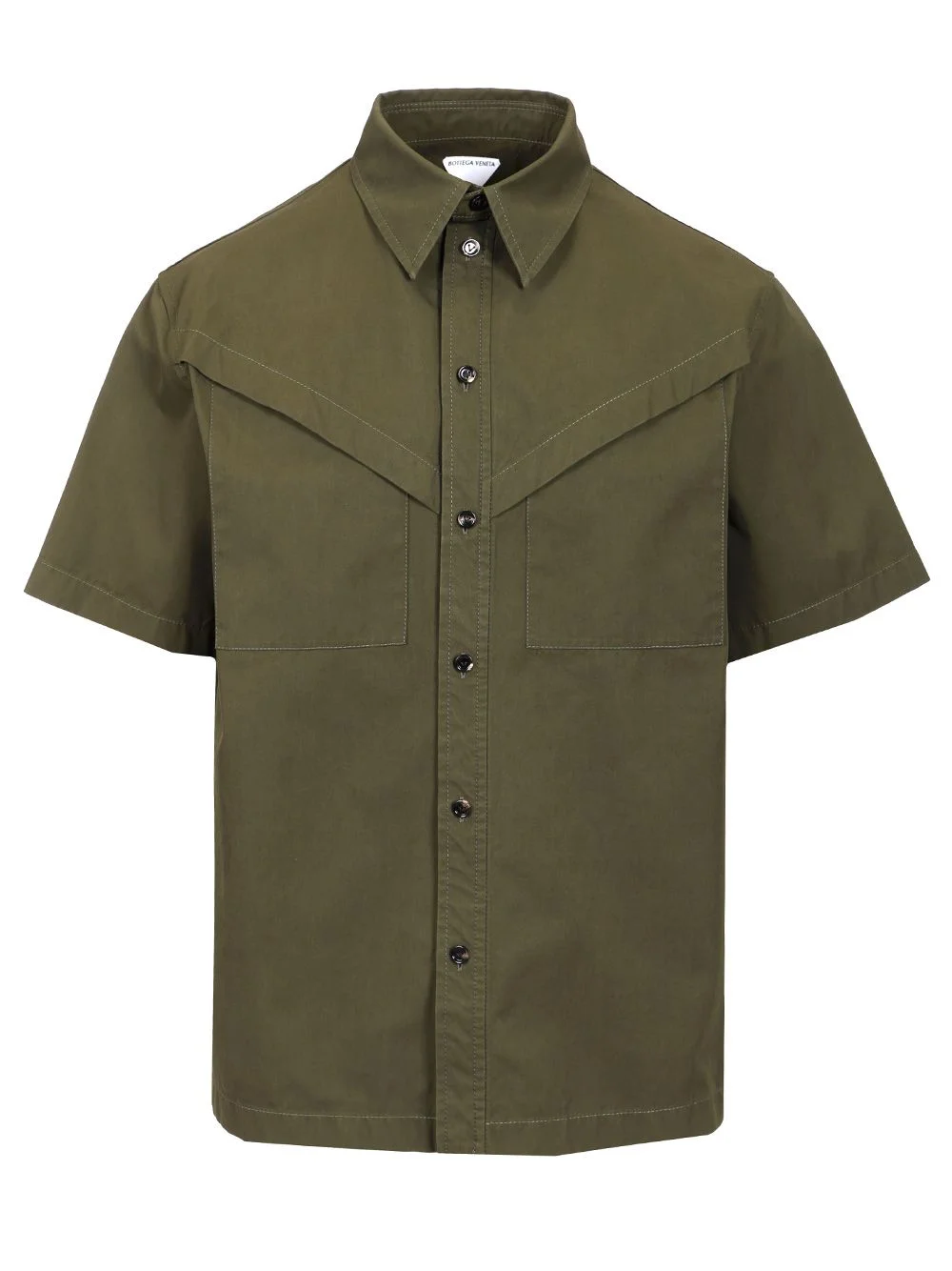 Lightweight Cotton Twill Shirt Shirts Green - 1