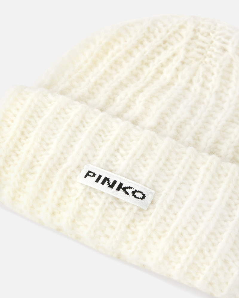BEANIE WITH PINKO LOGO LETTERING 3