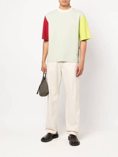 SUNNEI colour-block cotton T-shirt outlook