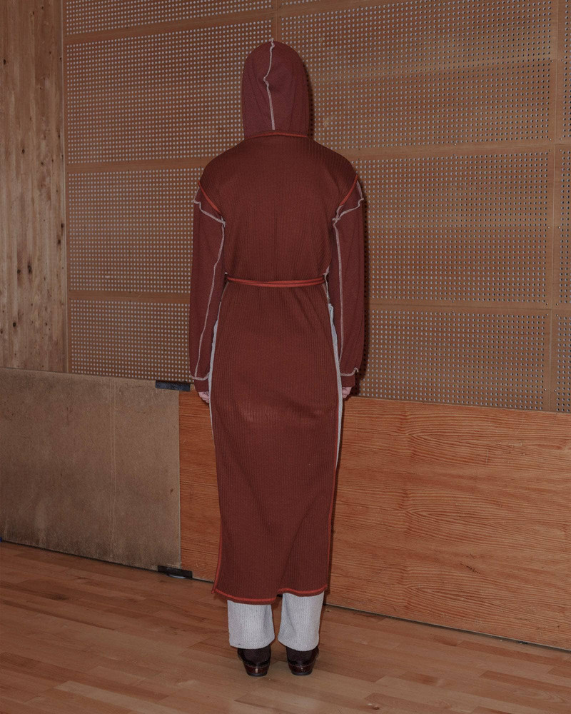 BASERANGE Shaw Punica Sleeveless Kaftan - Cotton Hemp Jersey outlook