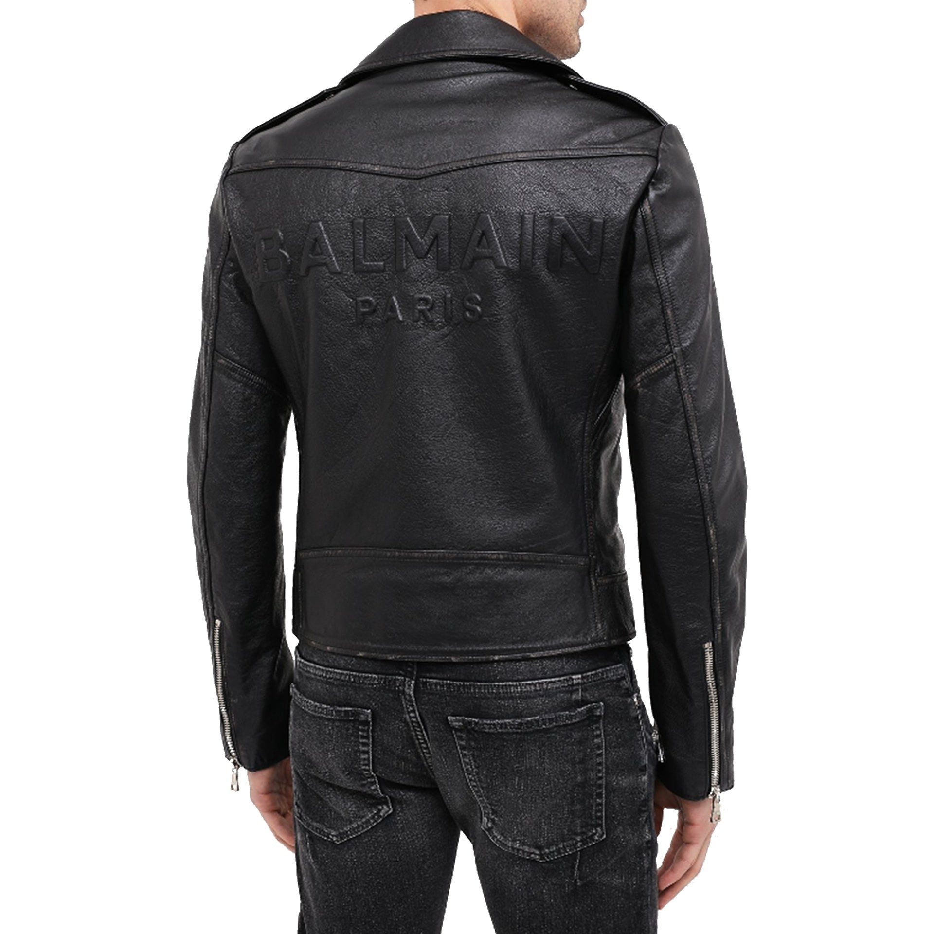 Balmain Leather Jacket Men - 3