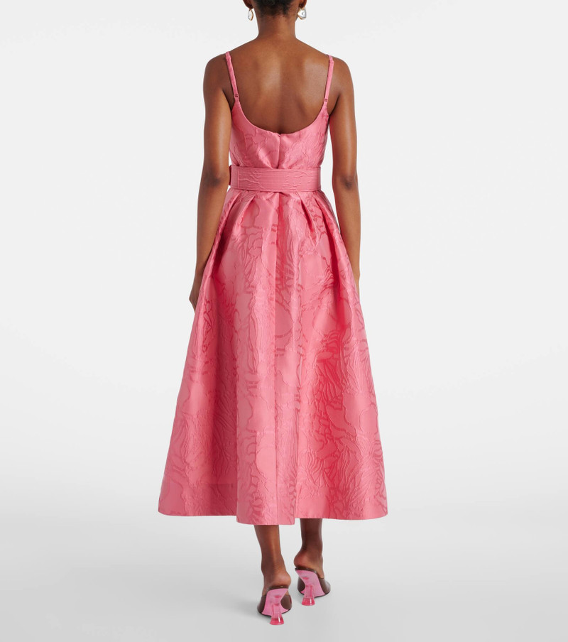 Petra floral jacquard cocktail dress 3