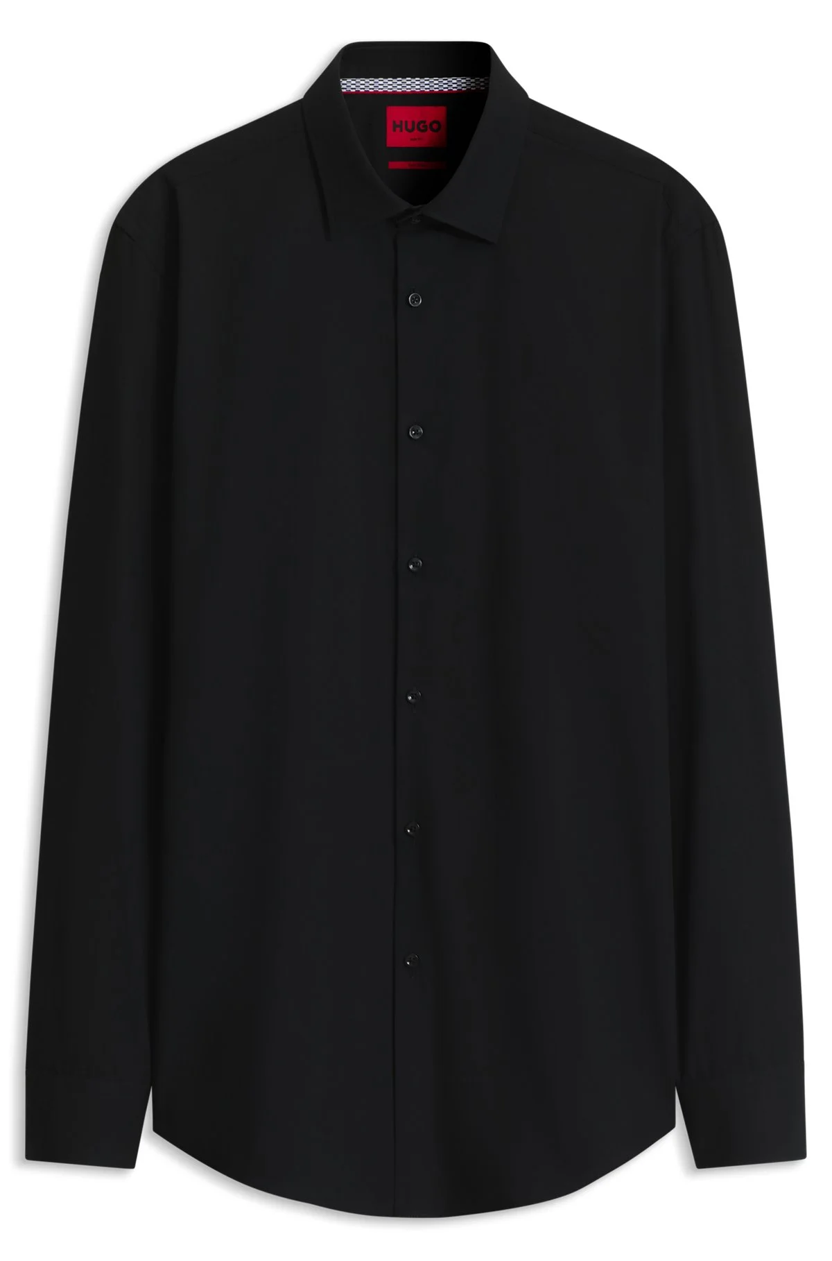 SLIM-FIT SHIRT IN EASY-IRON COTTON POPLIN - 1