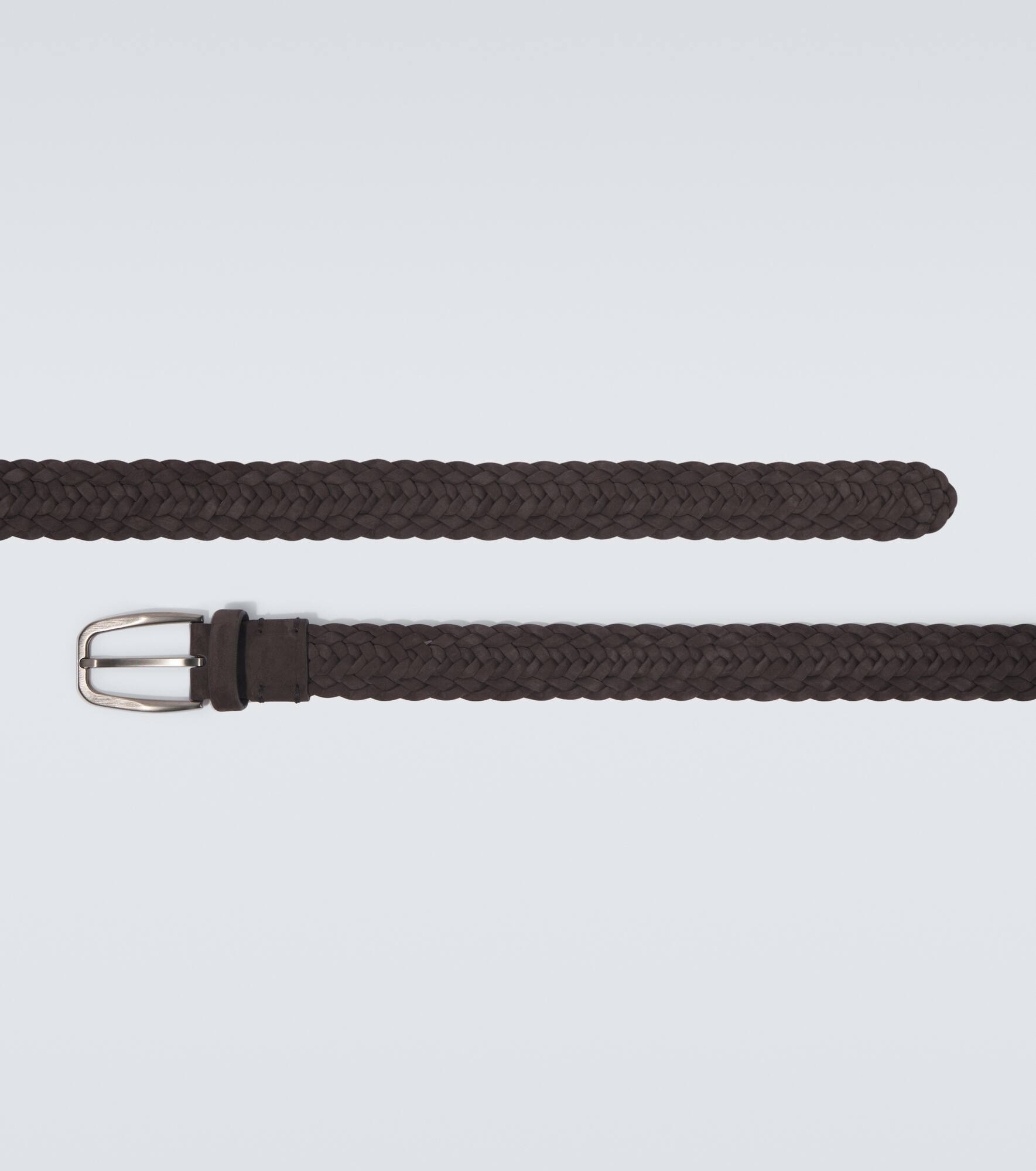 Braided leather belt - 4