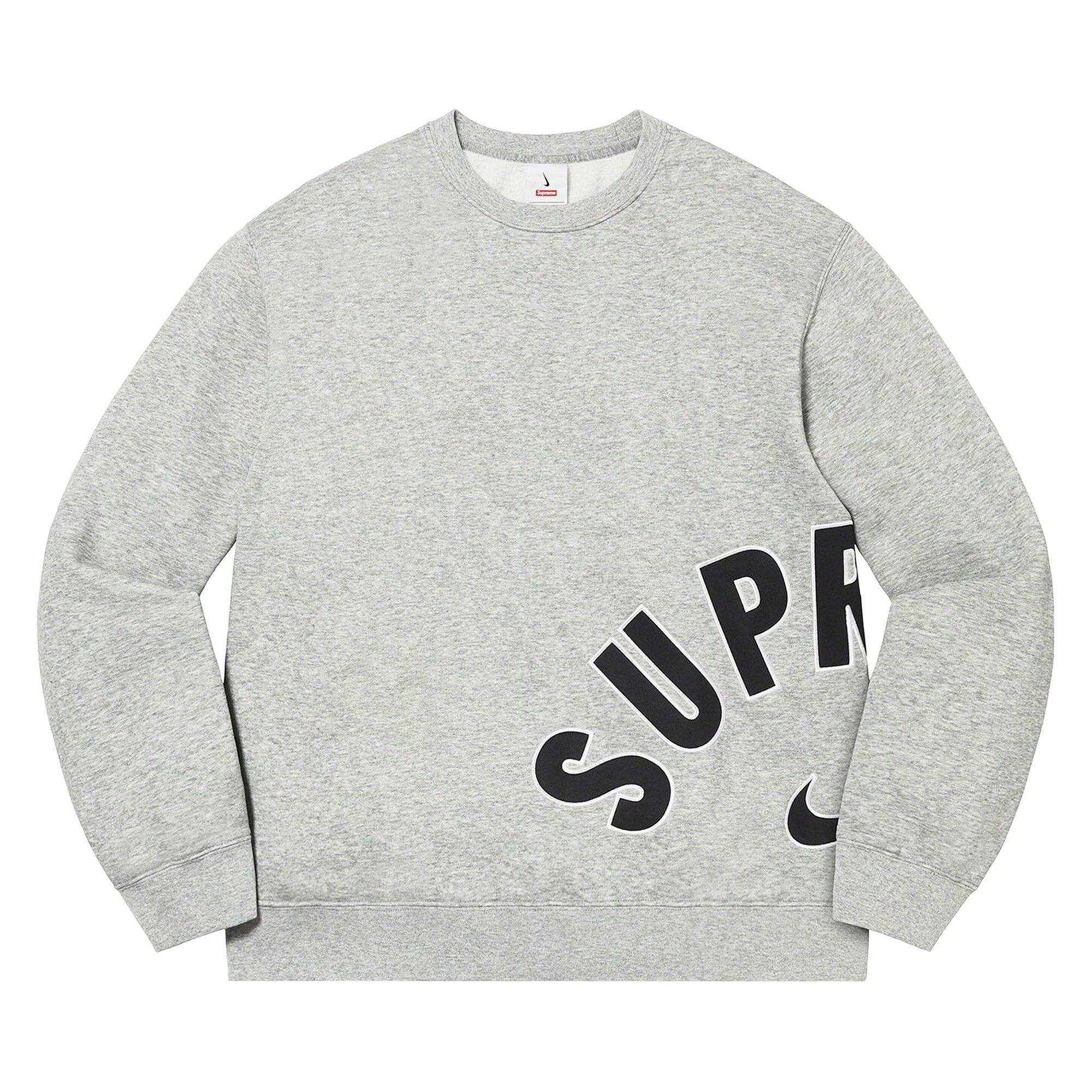 Supreme x Nike Arc Crewneck 'Heather Grey' - 1