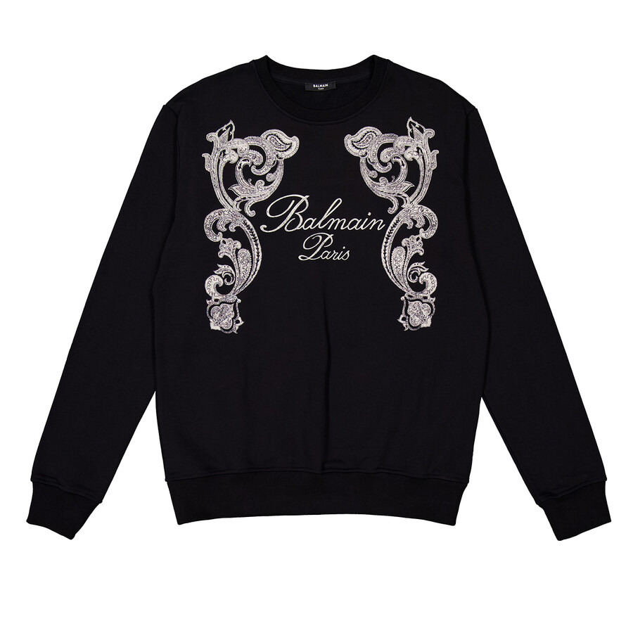Balmain Signature Paisley Print Sweatshirt - 5