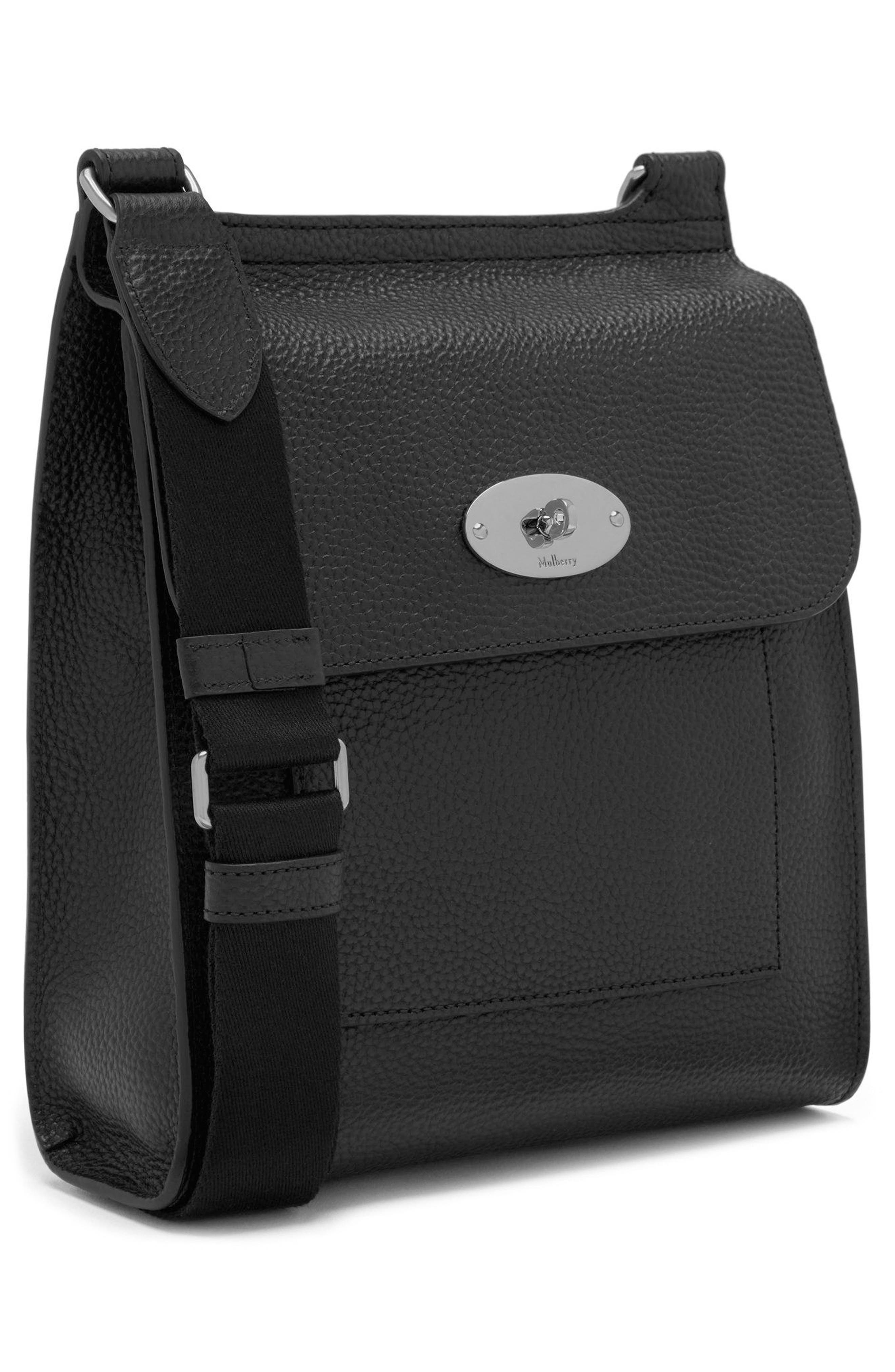 Small Anthony Classic Grain Leather Satchel - 5
