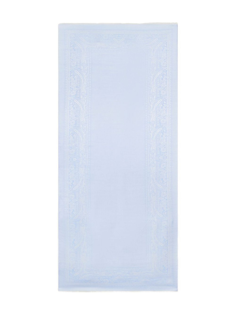 floral paisley jacquard scarf 1