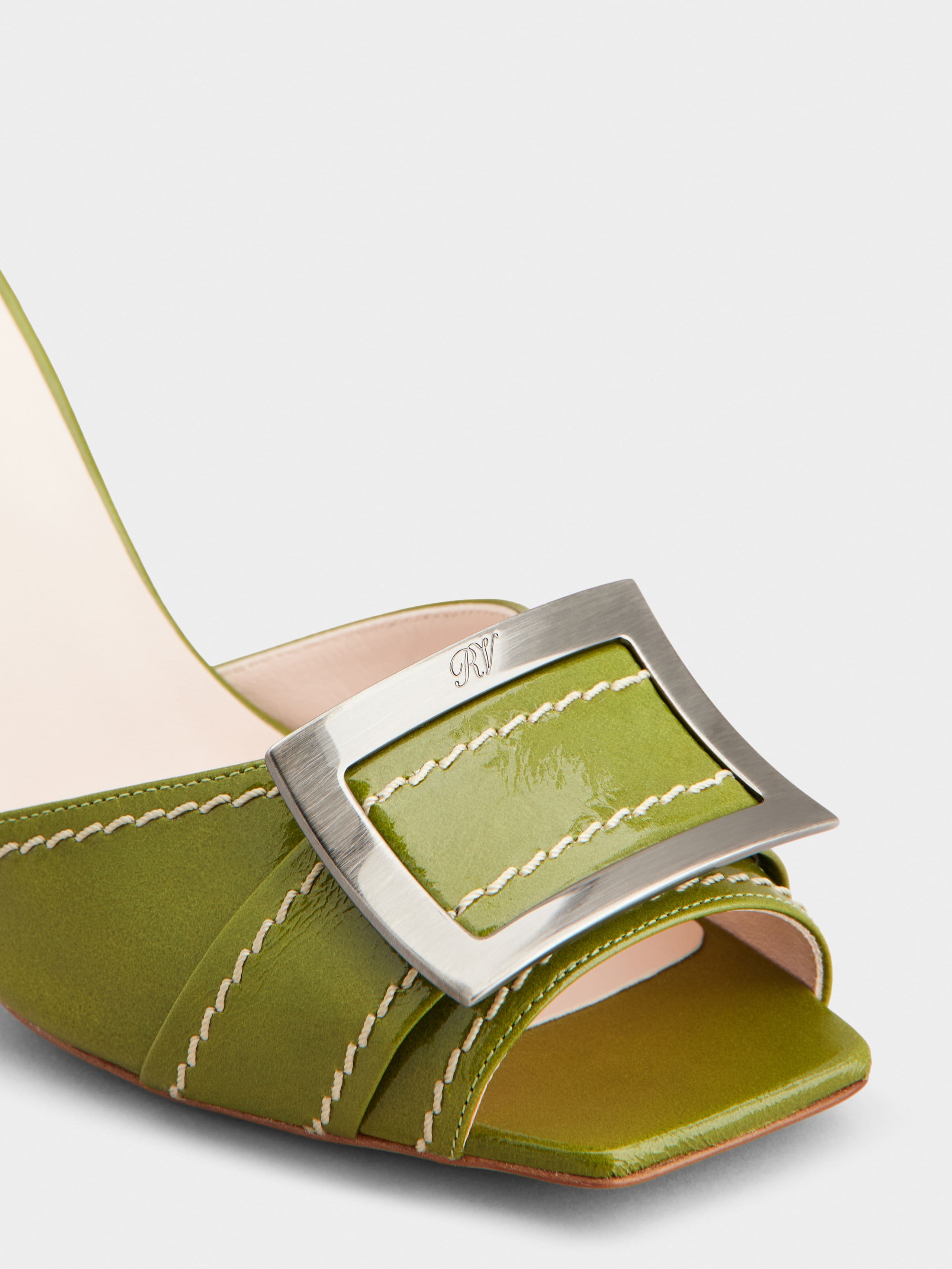 Trompette Mules in patent leather - 3