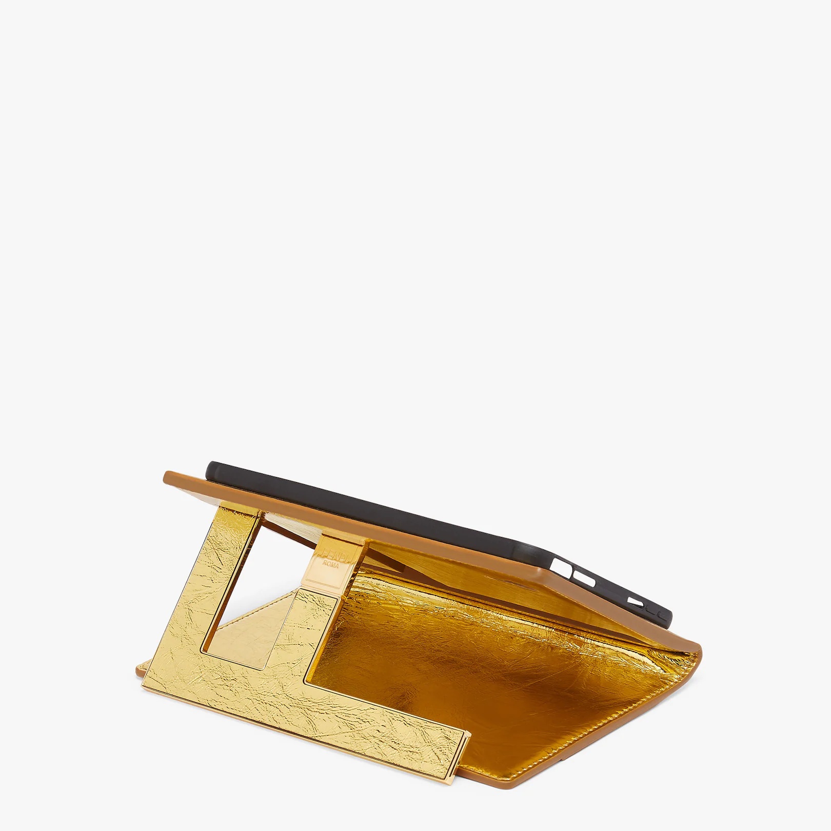 Gold-colored nappa leather case - 2