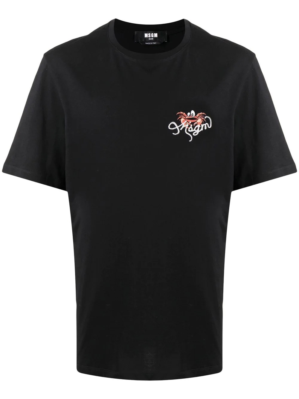 logo-embroidered T-shirt - 1