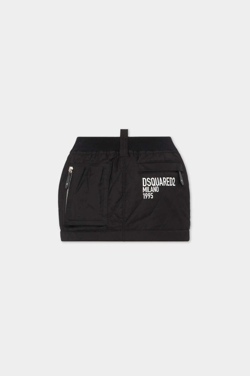 QUILTED MINI SKIRT - 2