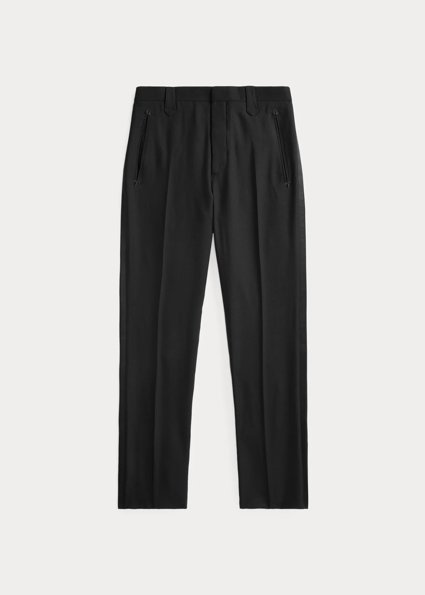 Slim Fit Wool Western Tuxedo Trouser - 1