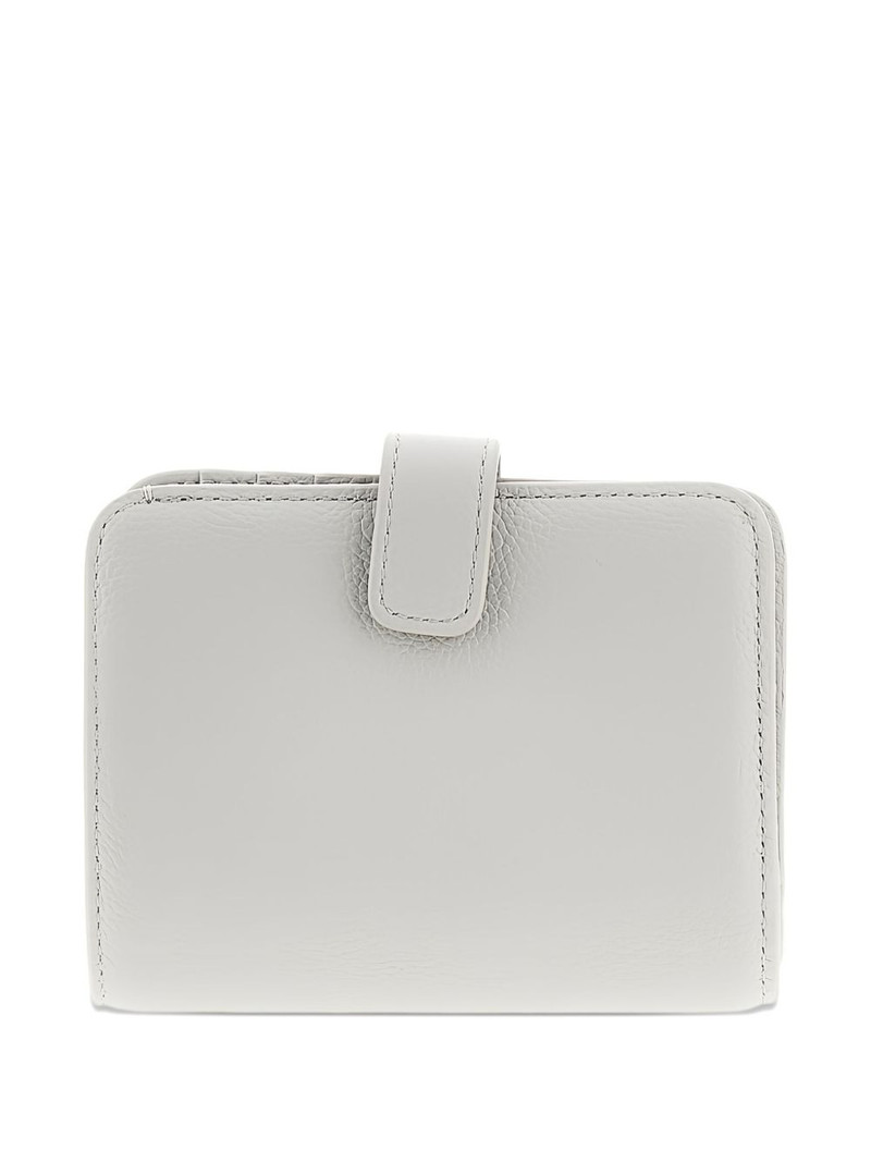 EMPORIO ARMANI tumbled leather logo-embossed wallet outlook