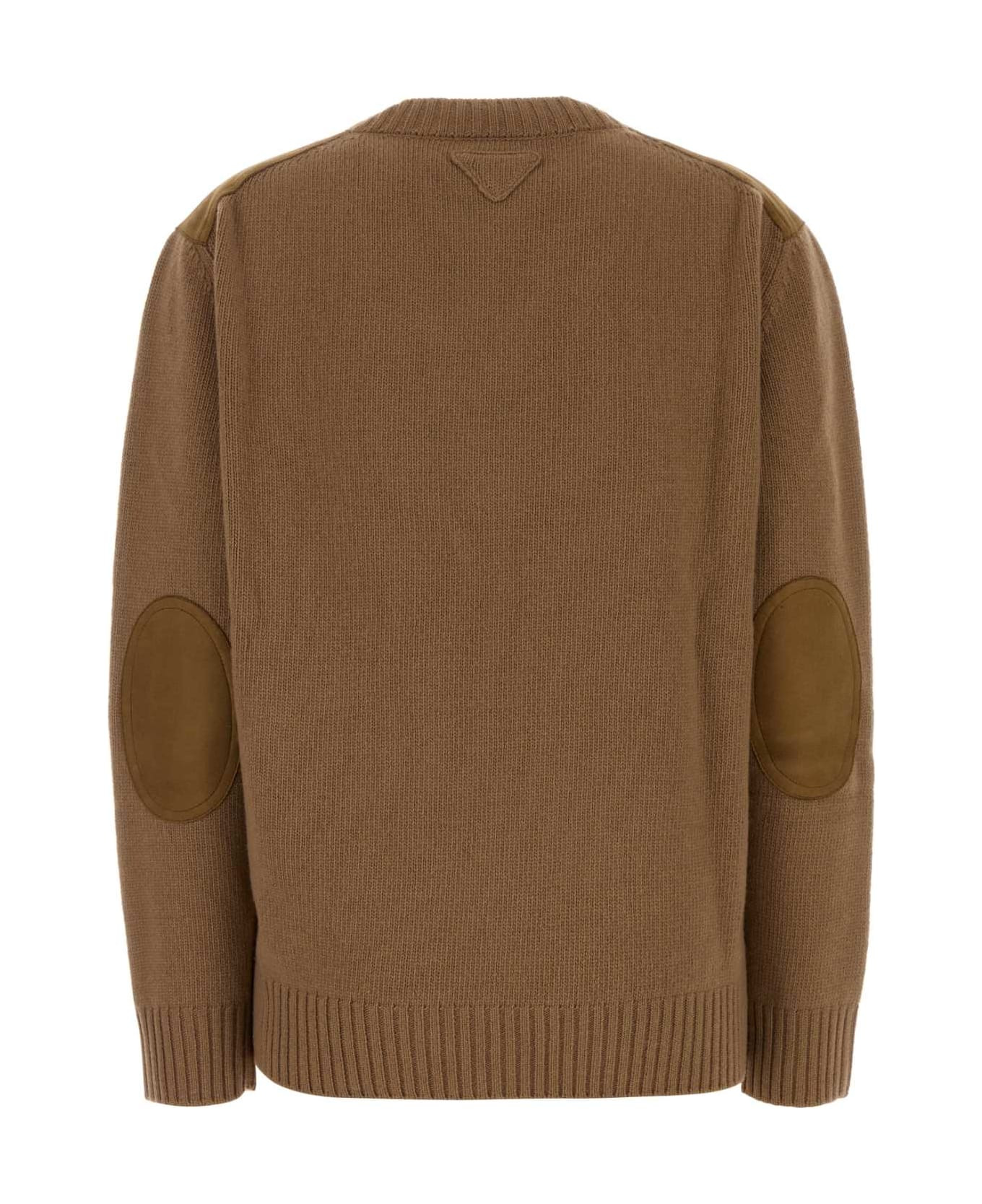 Camel Wool Blend Sweater - 2