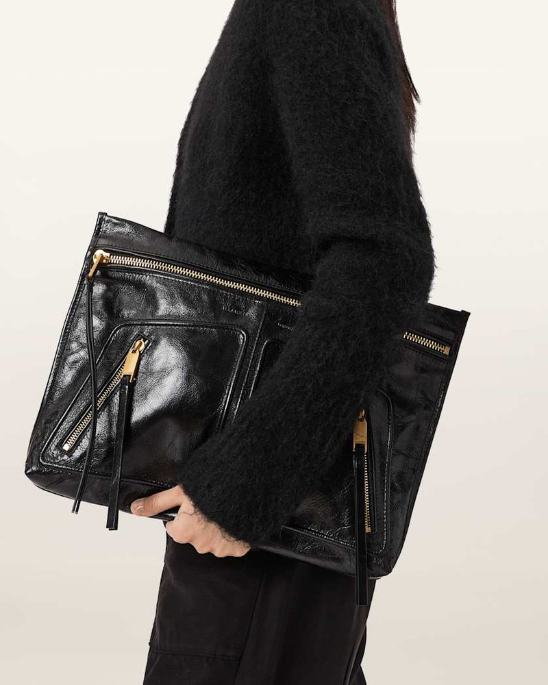 ALLSAINTS JEAN REY LEATHER POUCH outlook