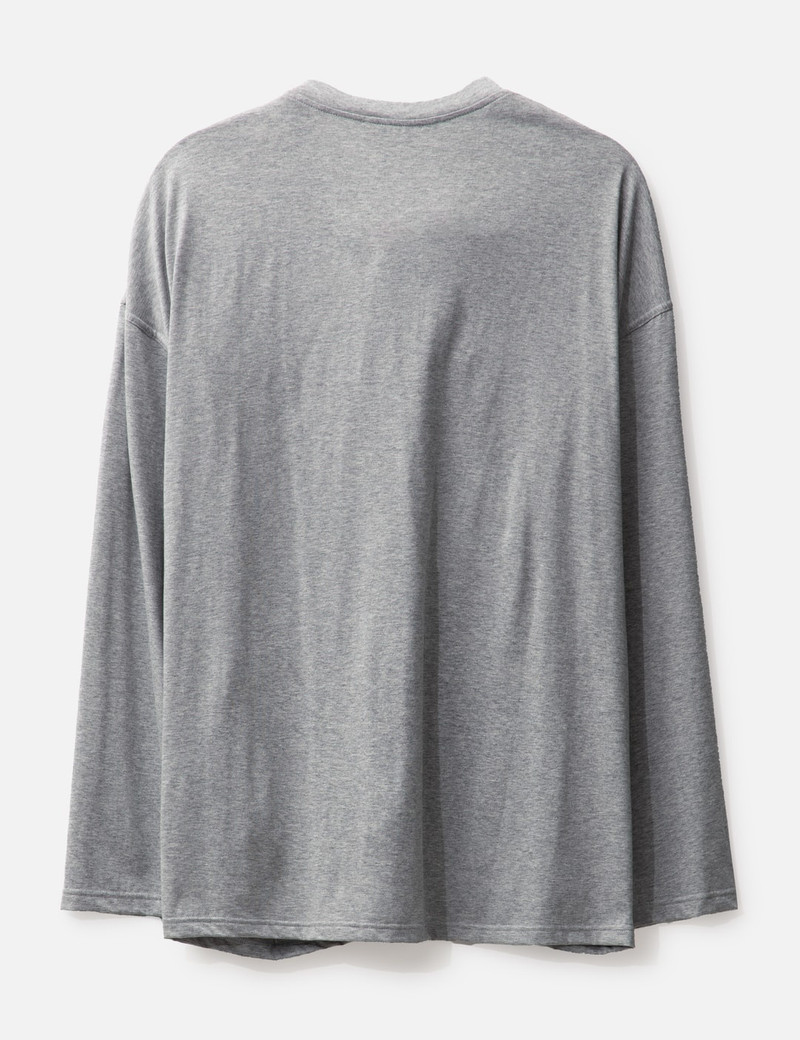 SCRUNCHED LOGO LONG SLEEVE T-SHIRT 2