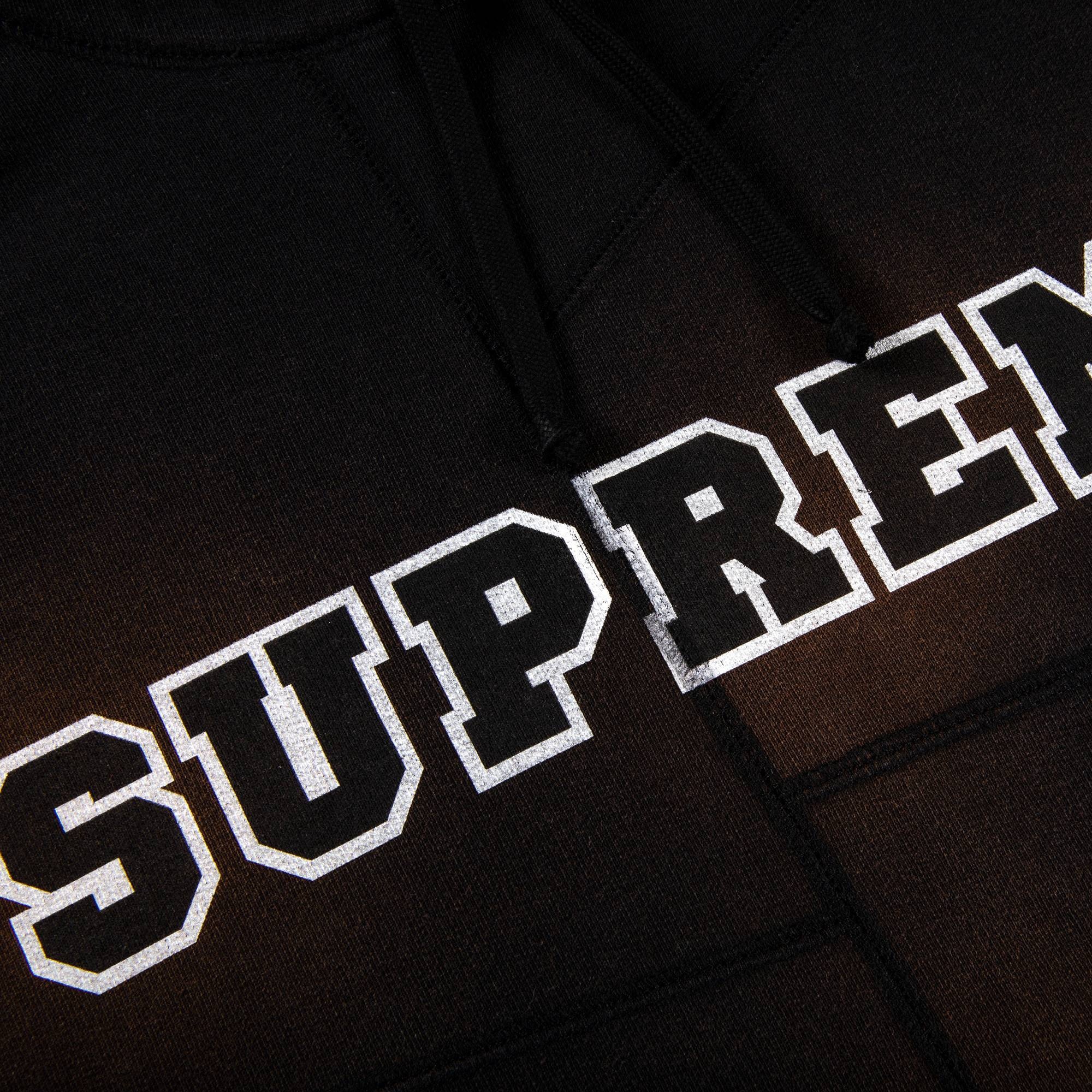 Supreme Patchwork Hooded Sweatshirt 'Black' - 2