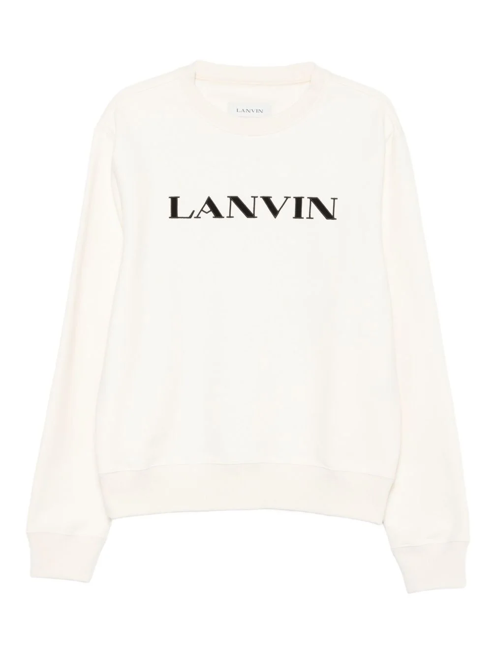 logo-embroidered cotton sweatshirt - 1