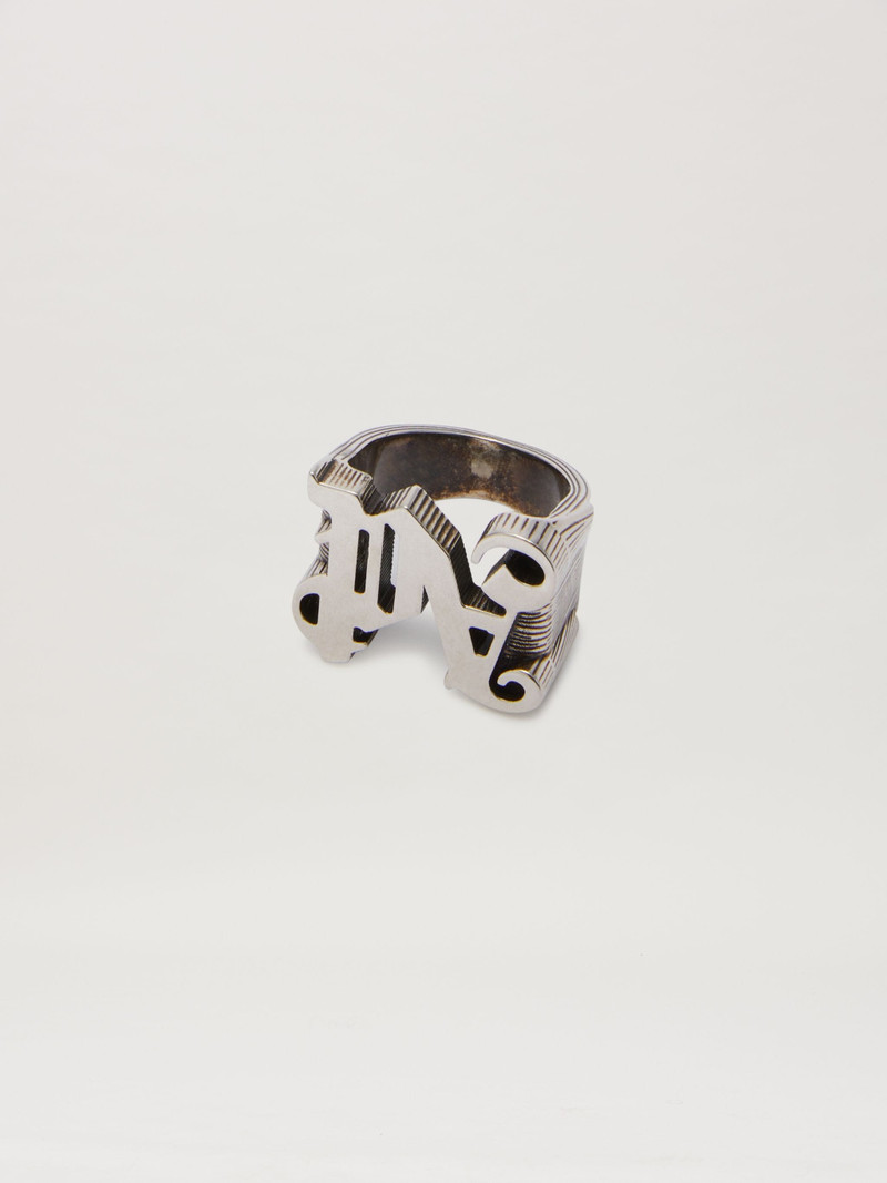 Monogram Chain Ring 4