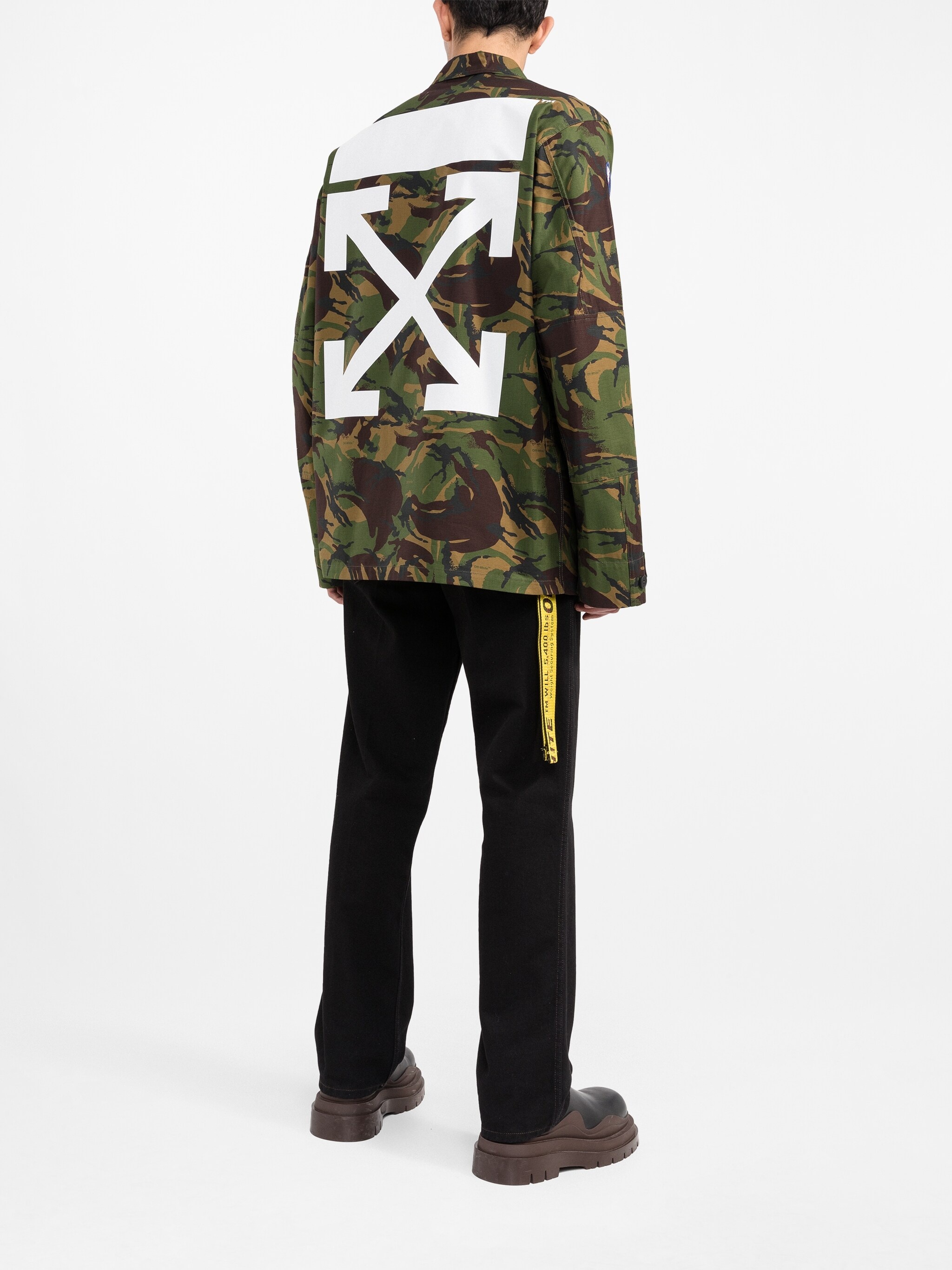 Off White camouflage field jacket REVERSIBLE