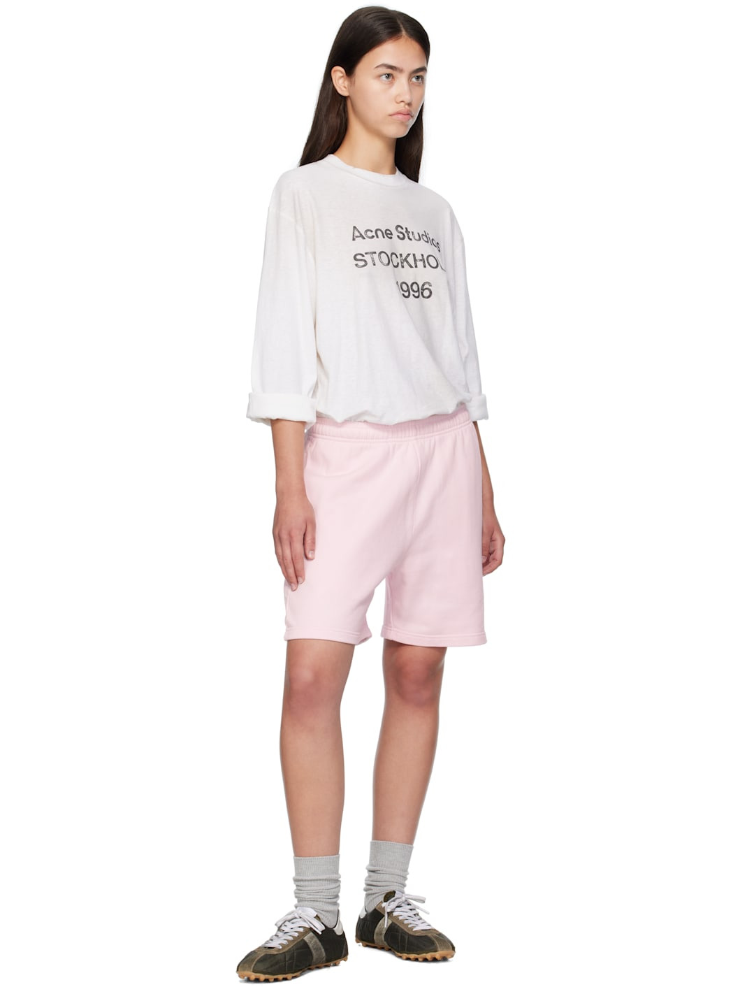 Pink Fleece Shorts - 4