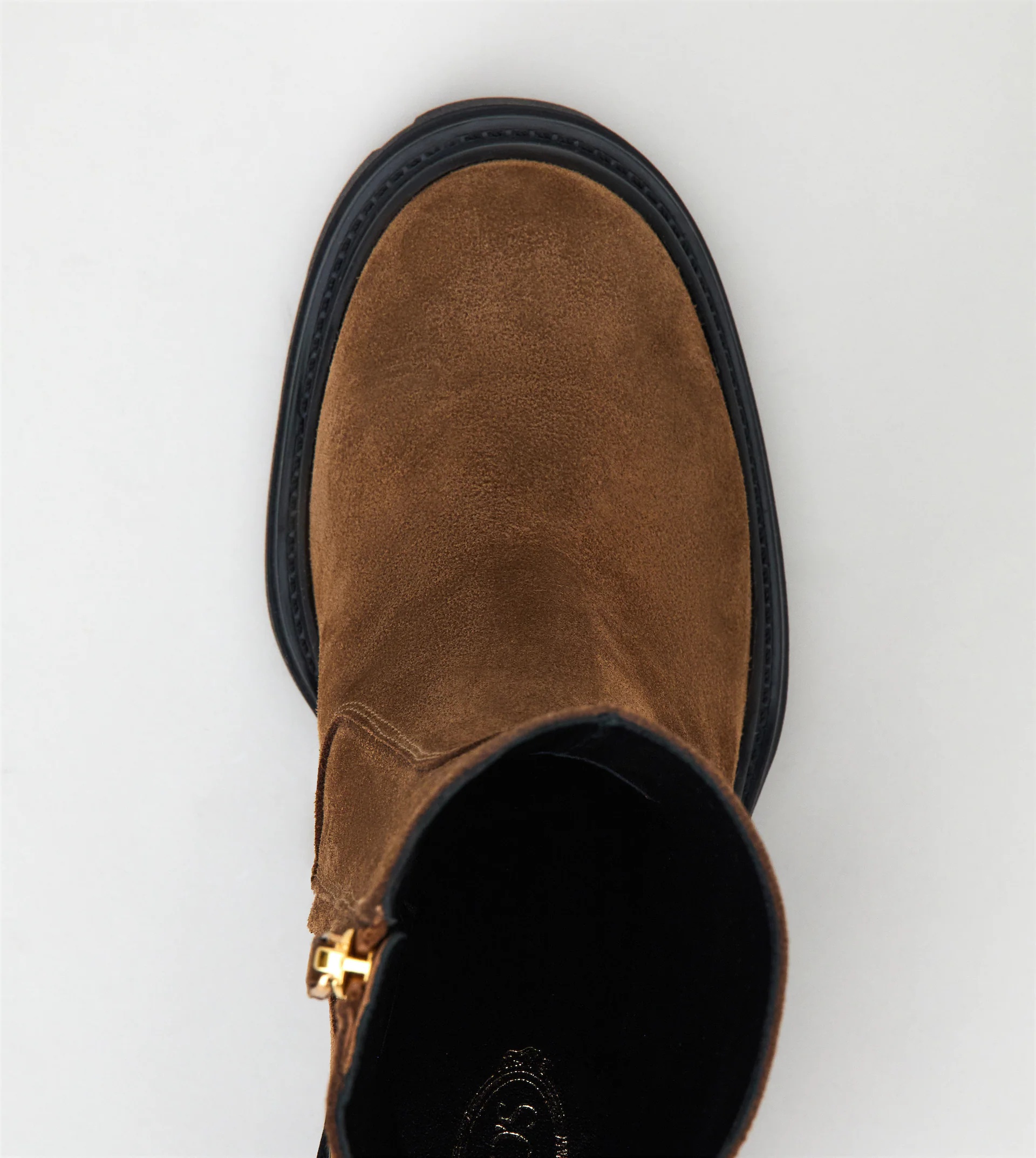 ANKLE BOOTS IN SUEDE - BROWN - 4