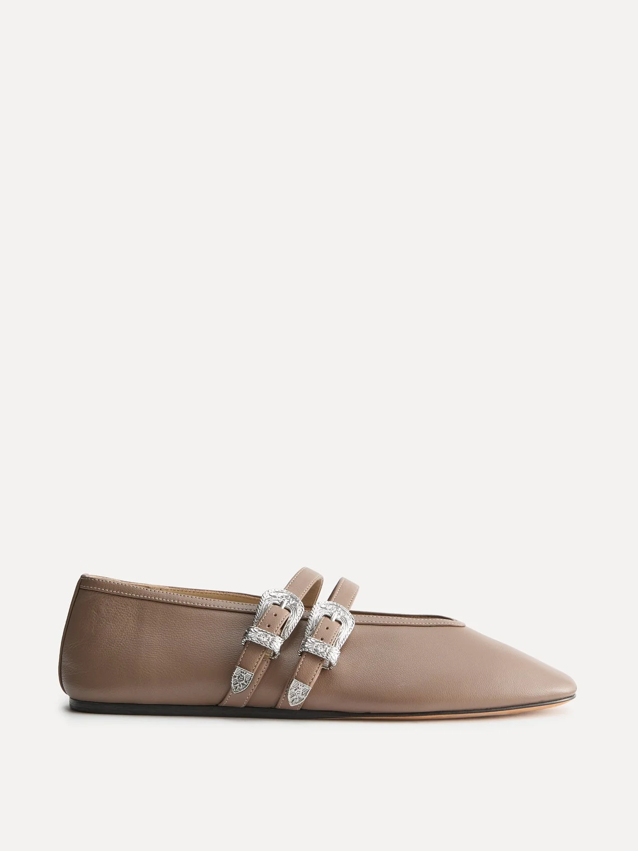 Ballet Claudia Slipper / Fango Leather - 1