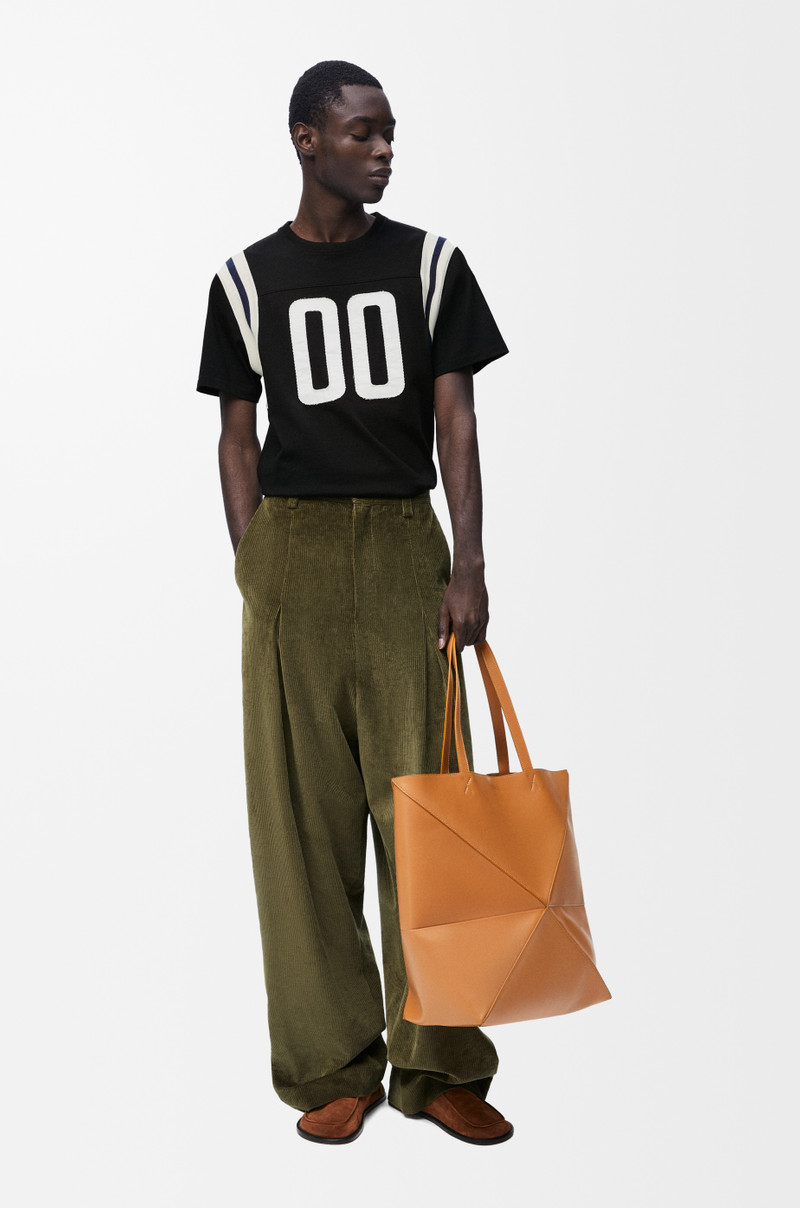 Loewe Low crotch trousers in cotton and cashmere outlook