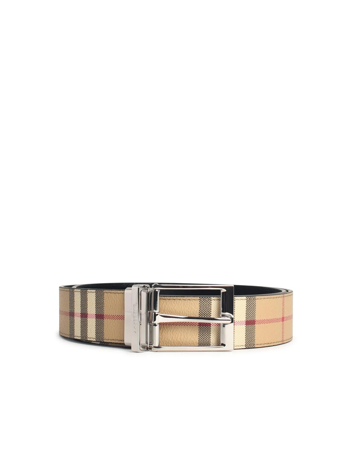 Burberry 'Louis' Belt In Beige Sand Cotton Blend Men - 1