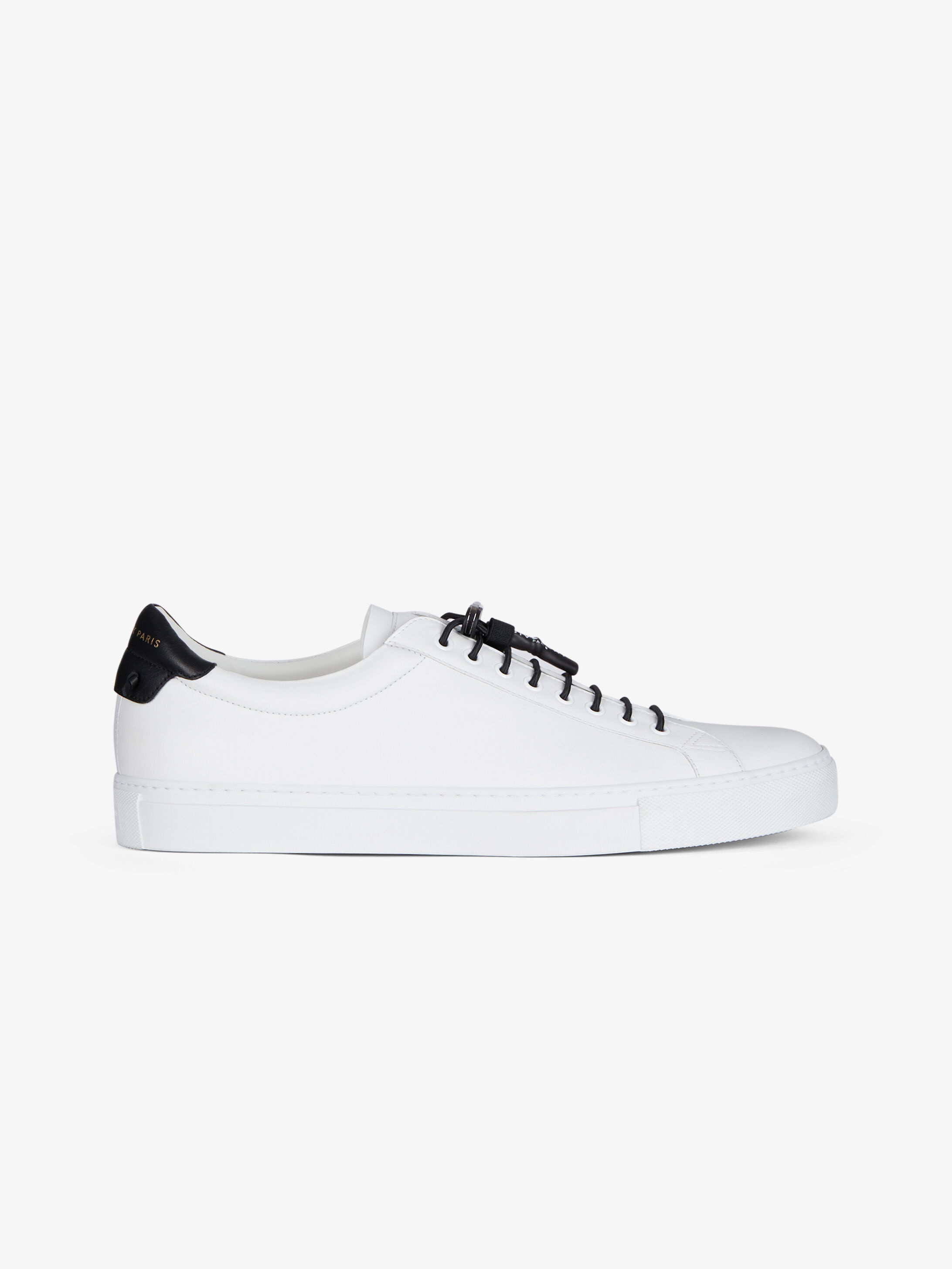 Sneakers in matte leather with sport shoelace - 1