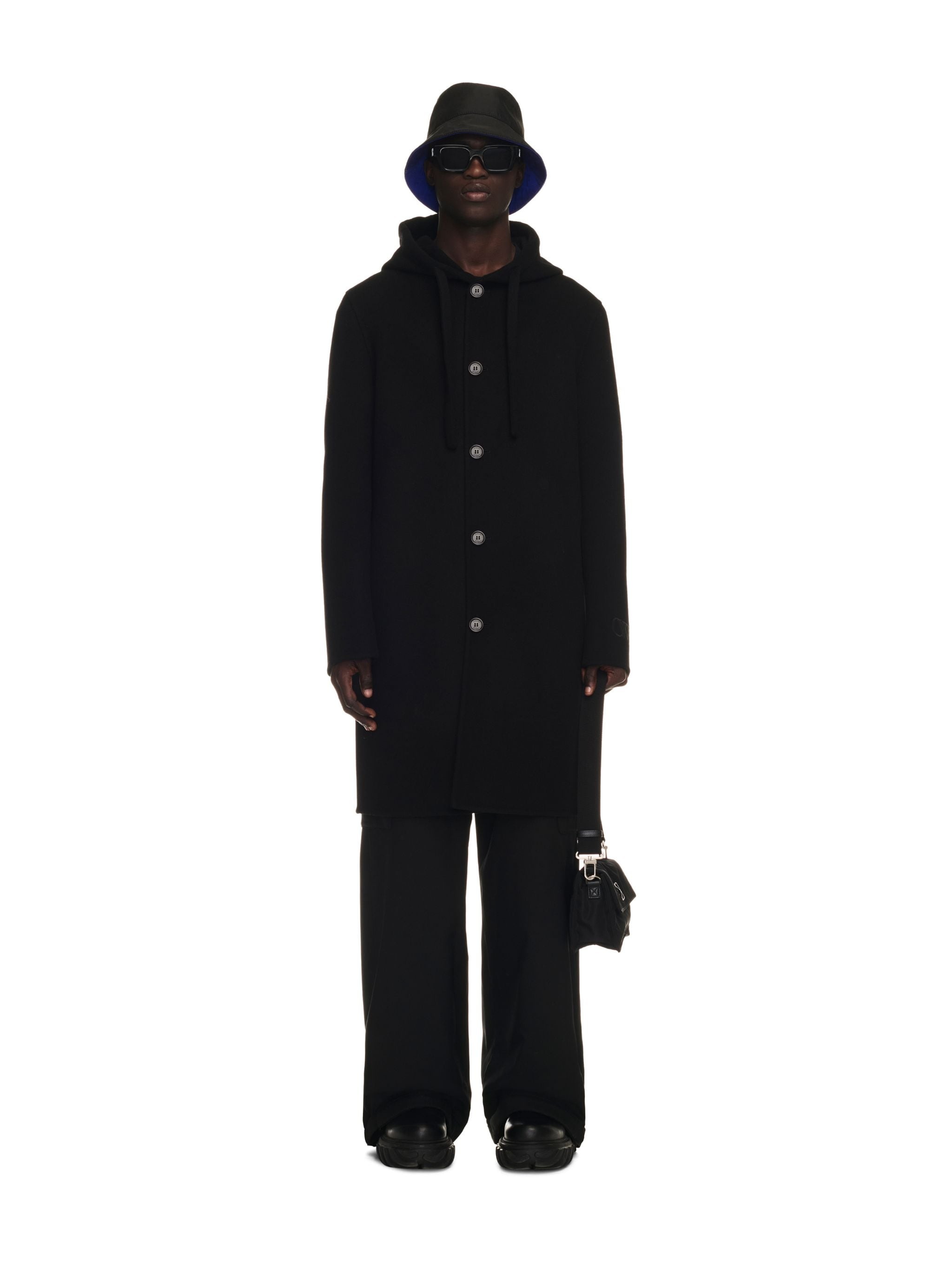 Ow Emb Dbl Wo Hood Slim Coat - 2
