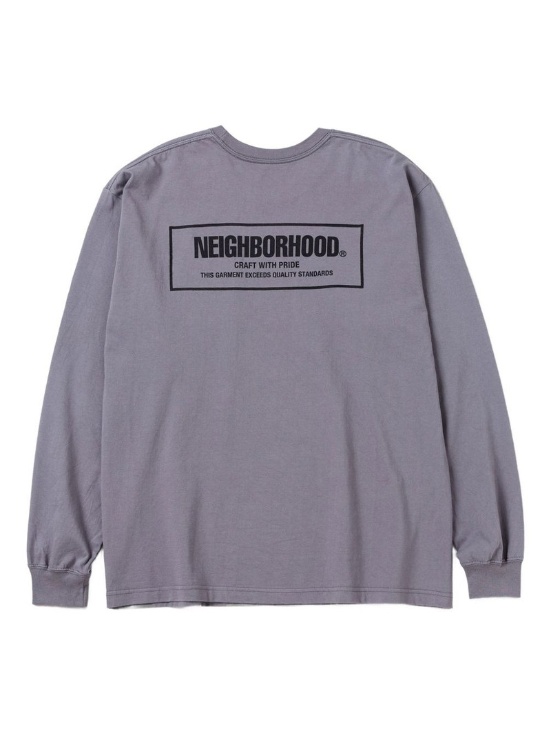 NEIGHBORHOOD long-sleeve cotton T-shirt outlook
