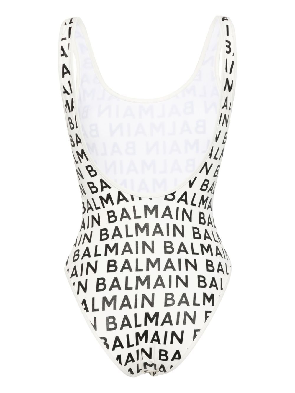 logo-print swimsuit - 2