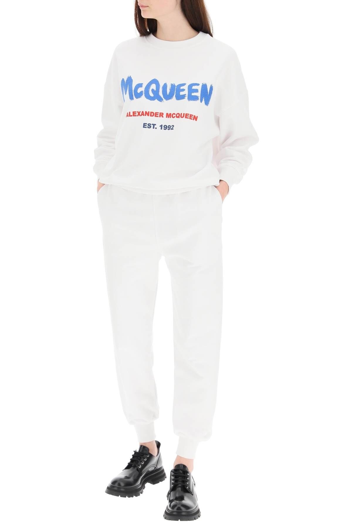 MULTICOLOR MCQUEEN GRAFFITI LOGO SWEATPANTS - 2