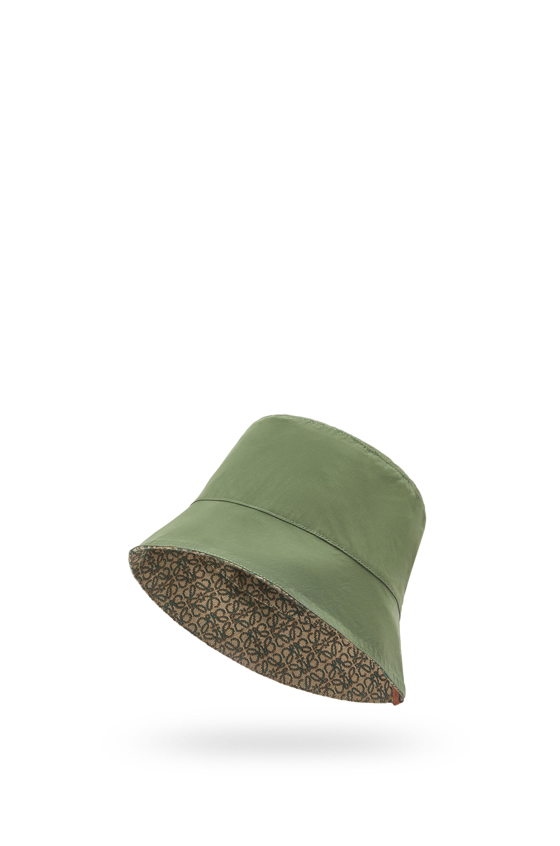 Reversible Anagram bucket hat in jacquard and nylon - 3