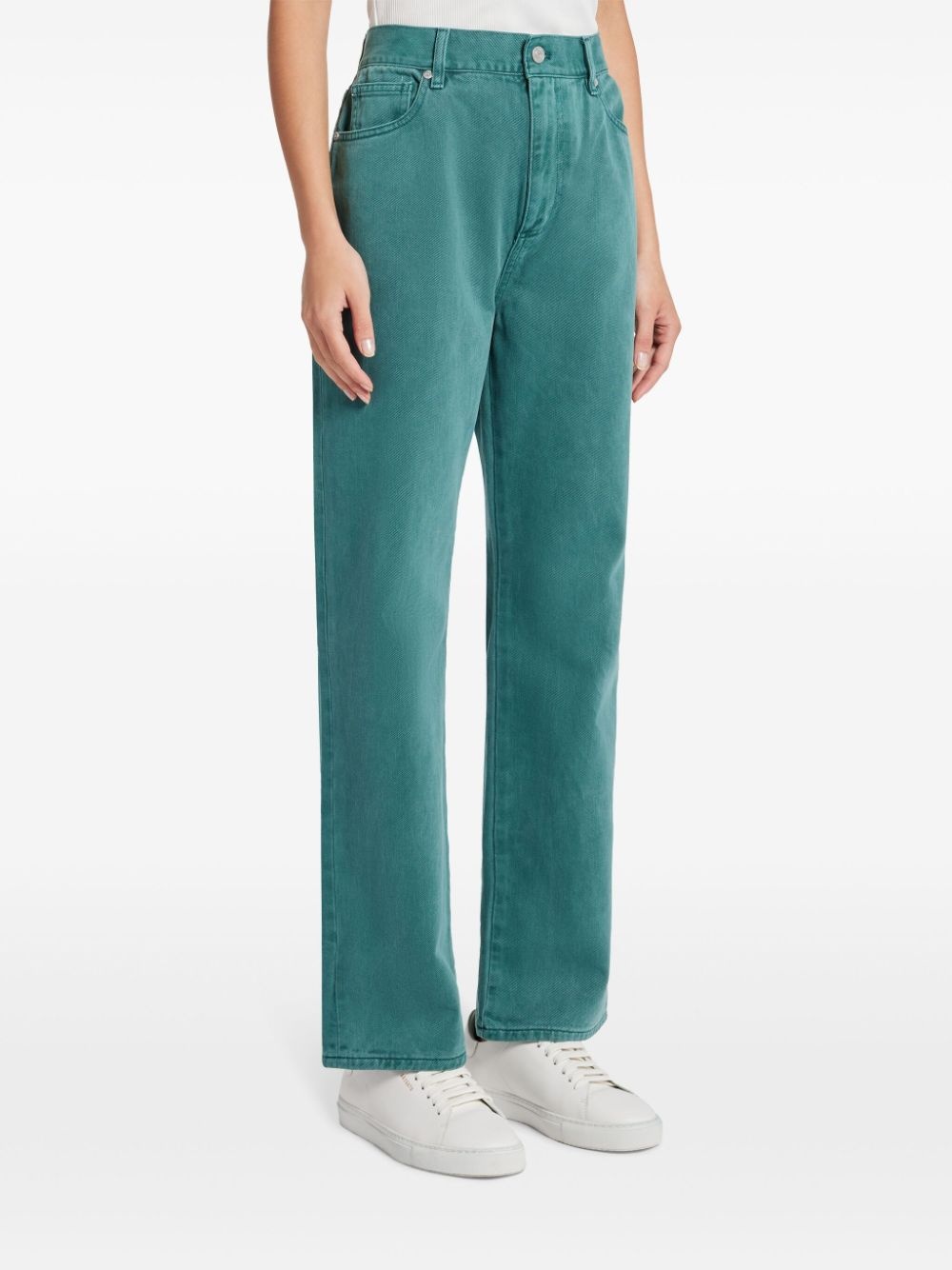 straight-leg cotton jeans - 3