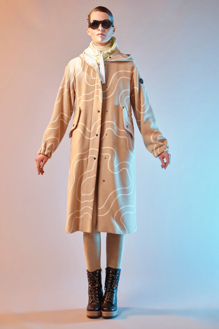 Janna Wool coat in Light beige - 8