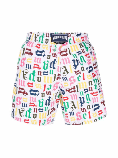 Palm Angels x Vilebrequin monogram-print swim shorts outlook