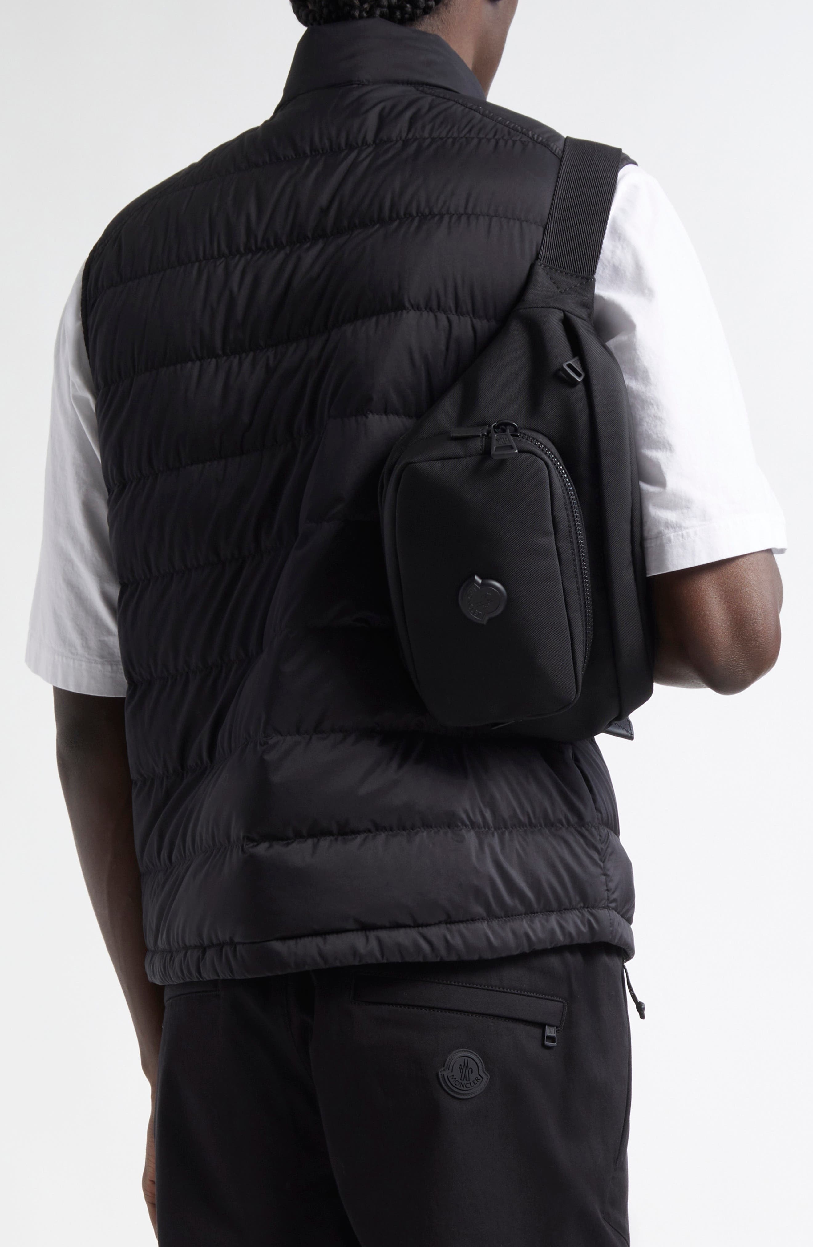 Moncler Durance Water Repellent Belt Bag in Black at Nordstrom - 2