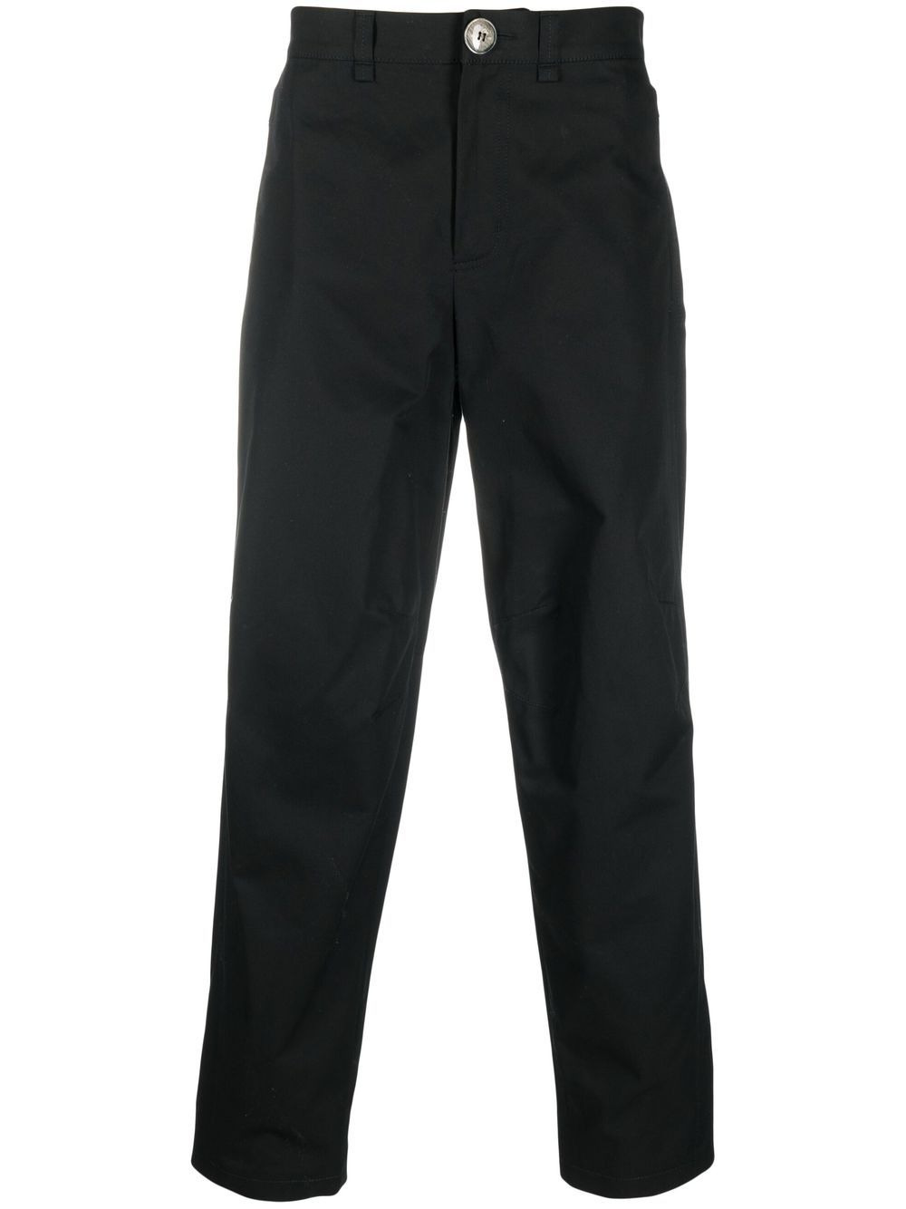 straight-leg wool-blend trousers - 1