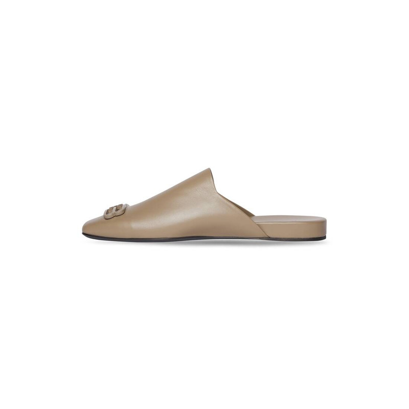 BALENCIAGA Men's Cosy Bb Icon Mule in Beige outlook