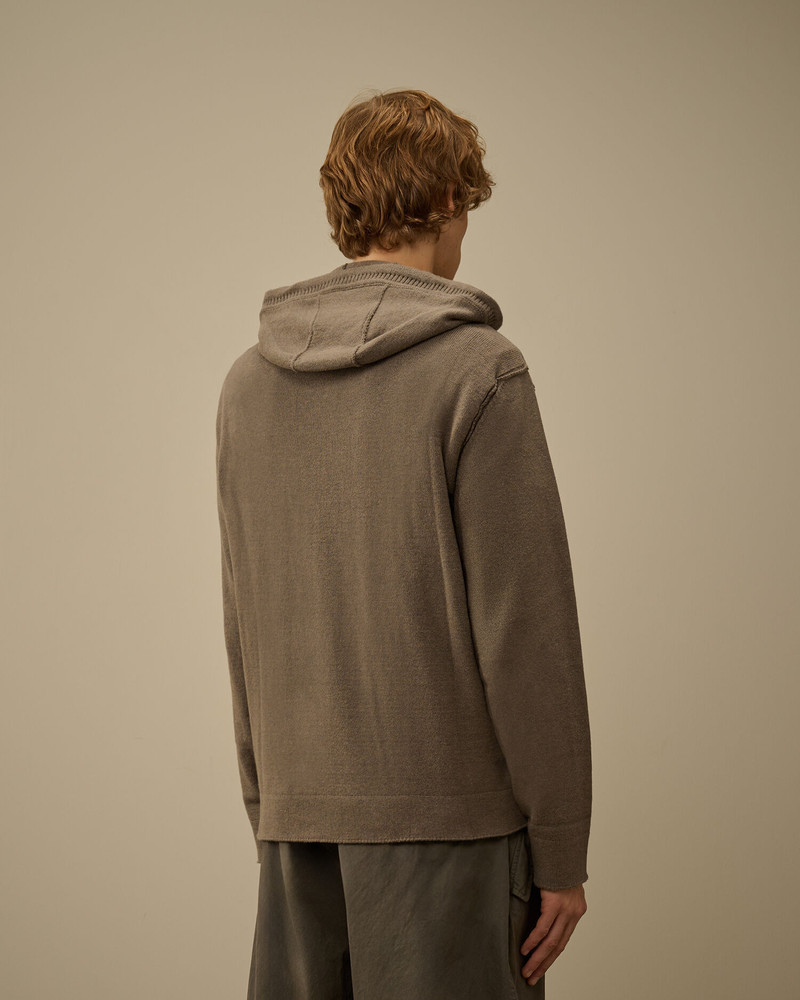 Soft Cotton Stretch Hooded Sweater 4