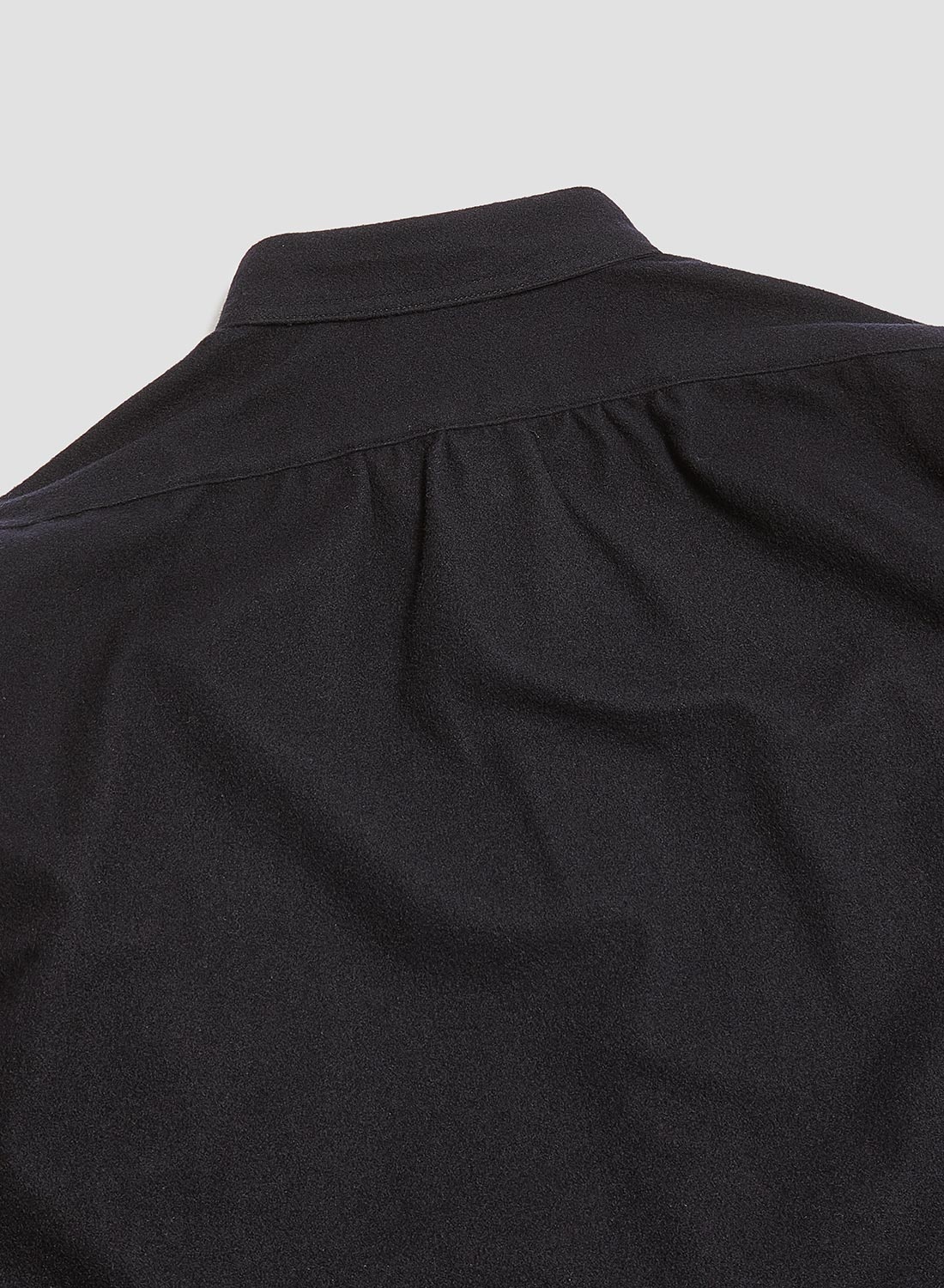 Tharkay Shirt Wool Flannel in Dark Navy - 4