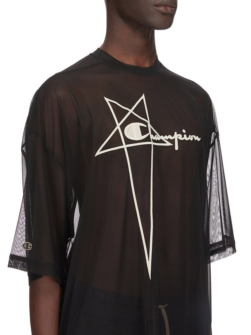 RICK OWENS X CHAMPION MESH TOMMY T-SHIRT 4