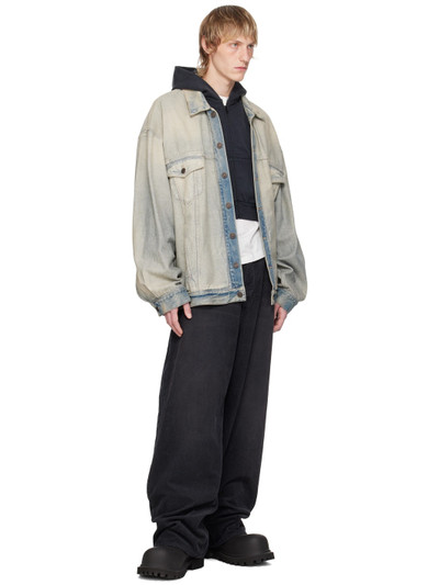 BALENCIAGA Black Baggy Jeans outlook