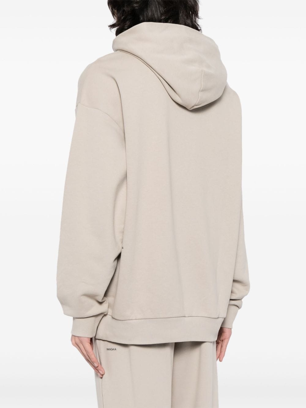 logo-print organic-cotton hoodie - 4