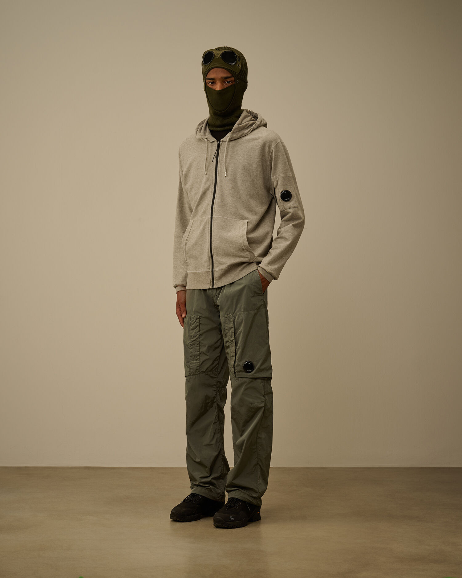 Light Fleece Hooded Full Zip Sweatshirt - 2