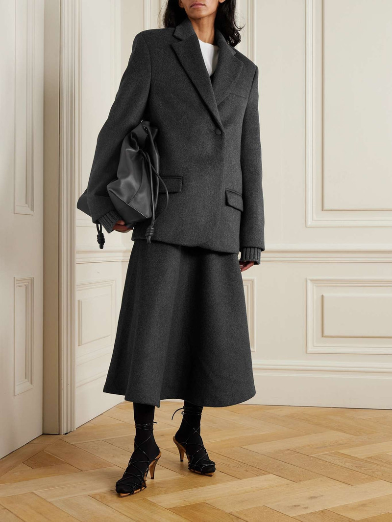RÓHE Asymmetric recycled wool-blend blazer outlook