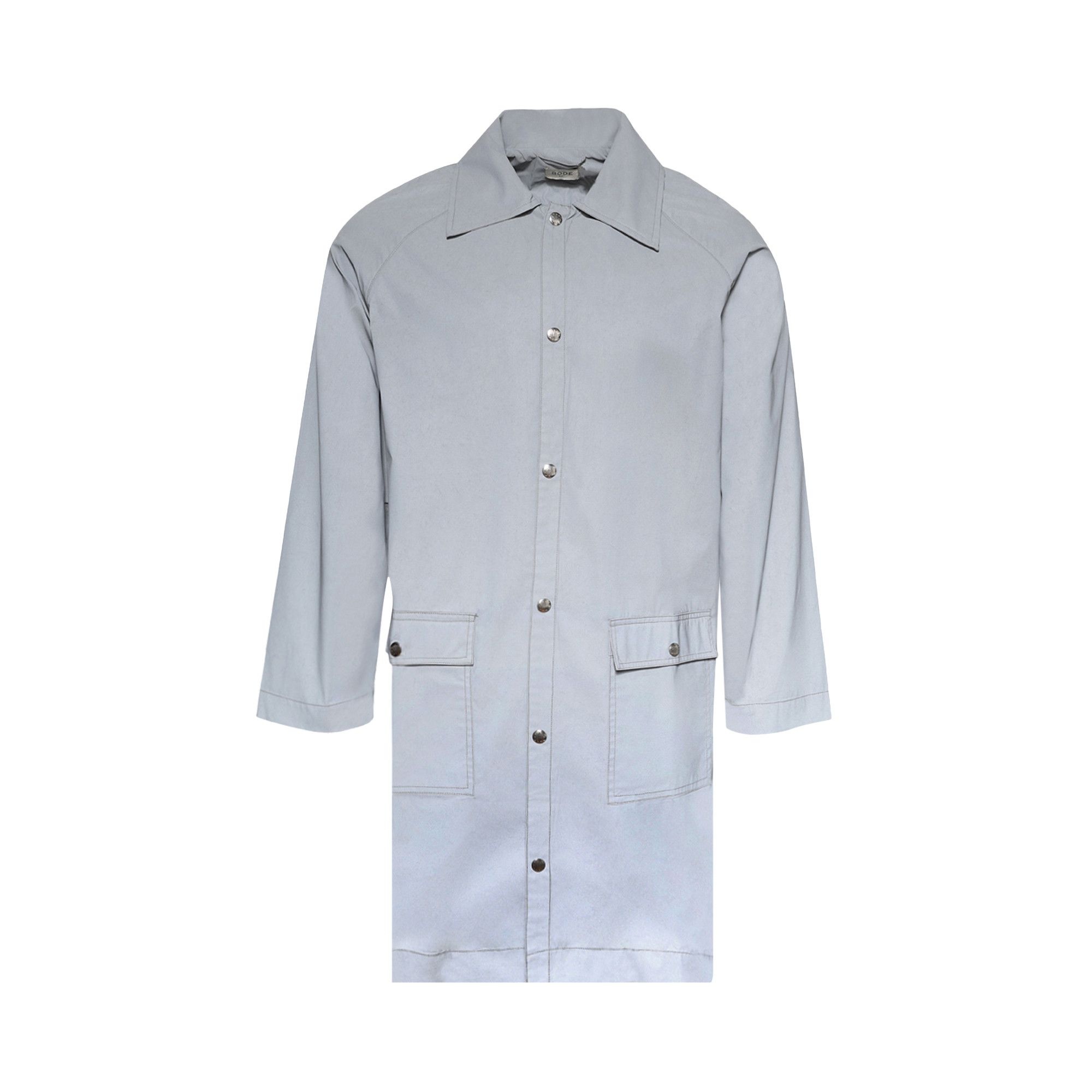 Bode Reflective Rain Coat 'Grey Reflective' - 1